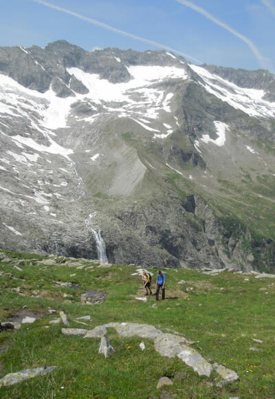 Große Weidalm Übergang zum Gletscher am Habachtalschluß