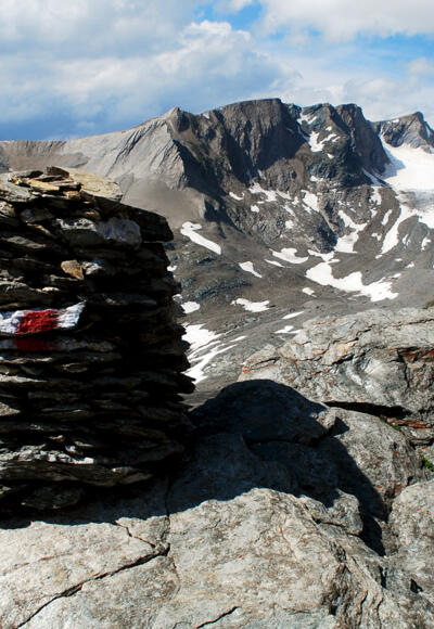 Sudetendeutscher Höhenweg, Dürrenfeldscharte, Wellachköpf und Muntanittz