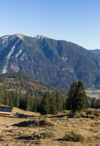 Weitblick oberhalb der Seewaldhütte