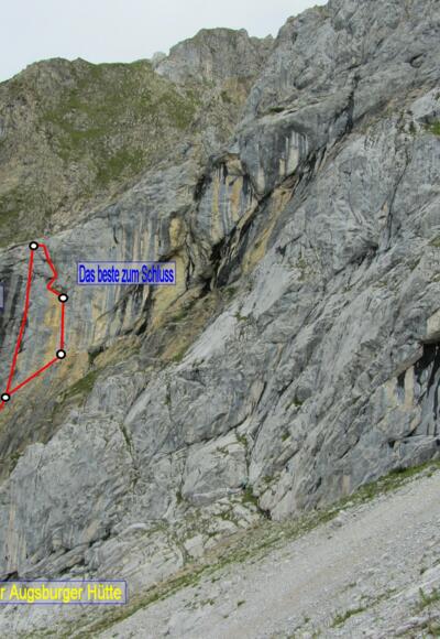 Gatschkopf, Darmstädter Sektor