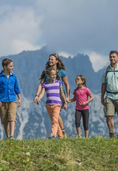 Familienwanderung am Wilden Kaiser