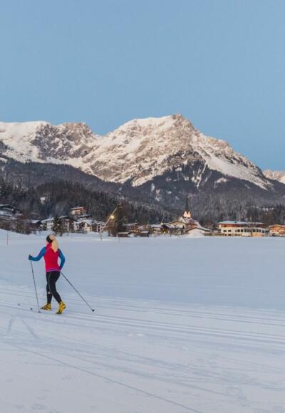 Scheffau_Dorfloipe_Nacht_Wilder Kaiser