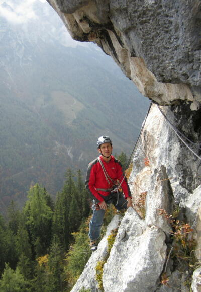 kurz vor dem Stand der 3. Seillänge