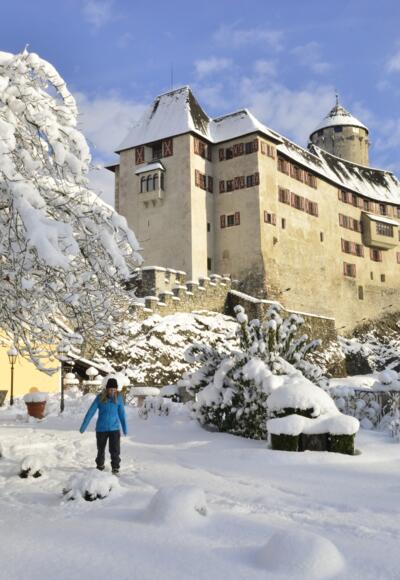 Winterwandern im Schlosspark Matzen