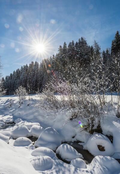 Scheffau_Winterrunde Treffauerbach_Wilder Kaiser