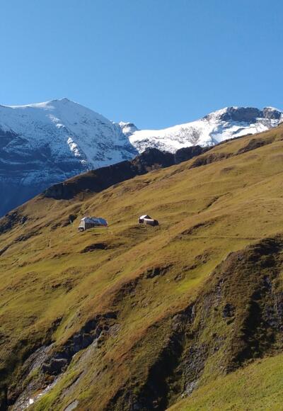 Gleiwitzer Hütte vor dem Hohen Tenn
