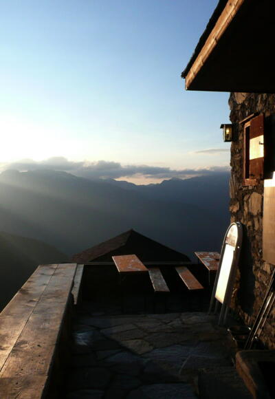 Abendruhe vor der Erlanger Hütte