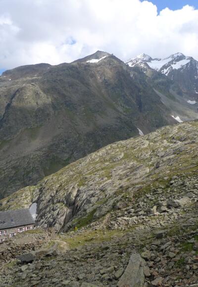 Traumhafte Lage der Nürnberger Hütte