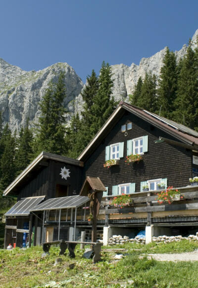 Die Tannheimer Hütte