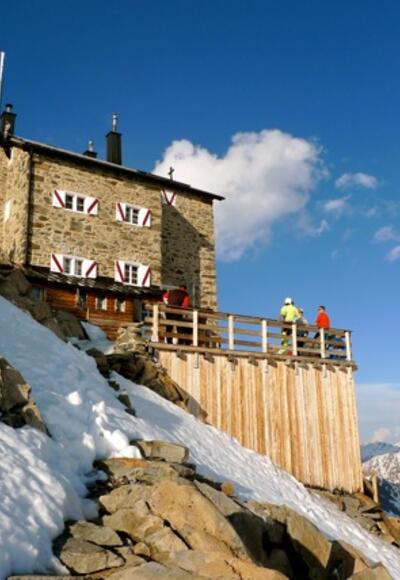 Blick von Westen auf das Brandenburger Haus