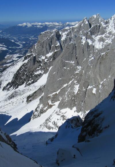 Stuhllochscharte (2246m) an der Bischofsmütze