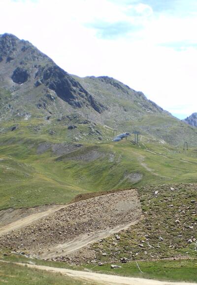 Der Große Leppleskofel von der Mooser Alm
