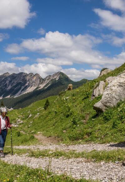 Auf dem Weg von der Oberen Laguzalpe zur Laguzalpe