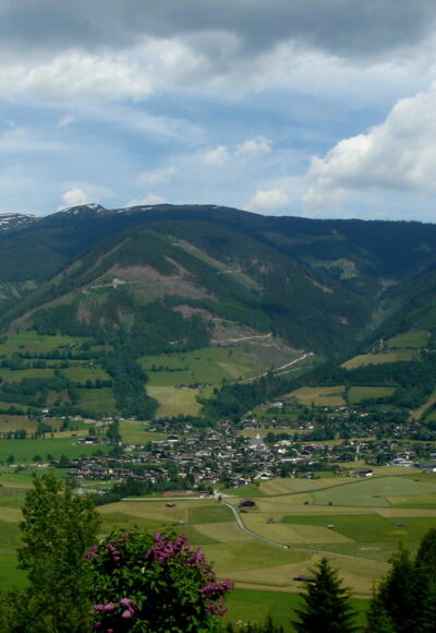 Wunderschöner Blick von Kaprun auf Piesendorf