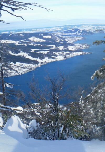 Gipfelpanorama in den Attergau