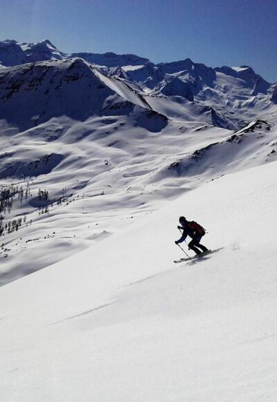 Abfahrt vom Finsterkopf