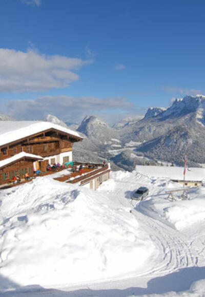 Schneeschuhwanderung zum Loderbichl in Lofer