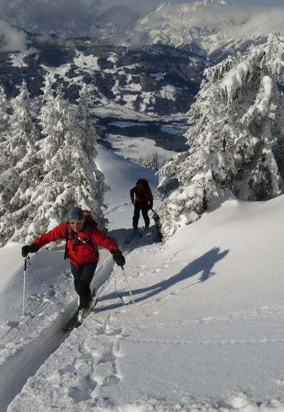 Der weitere Anstieg ...