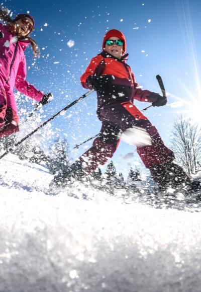 Schneeschuhwandern mit der Familie