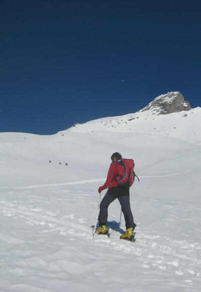 Innergschlöß-Ochsenalm mit Roter Saile