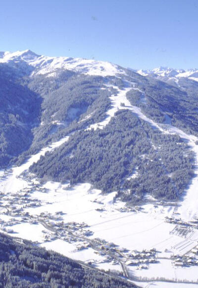Der Ennsrad-Winterwanderweg entlang des Flachautals