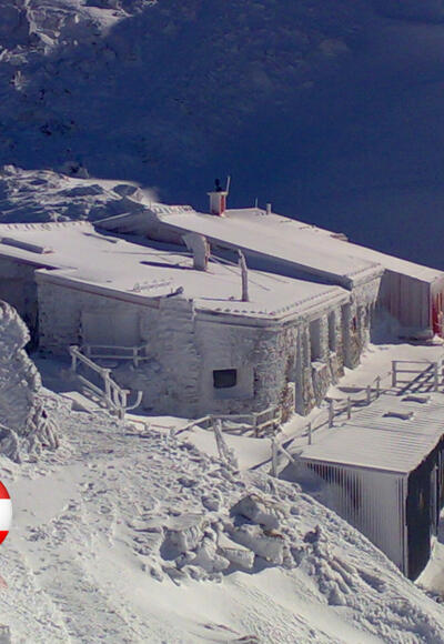 Glungezerhütte 2610 M Flagge