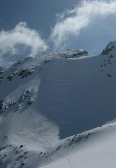 Gleirscher Fernerkogel Gipfelhang