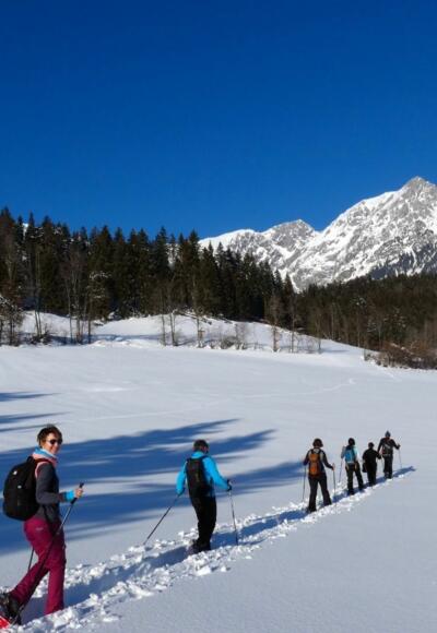 Scheffau_Kaiseralm Schneeschuhrunde_Wilder Kaiser