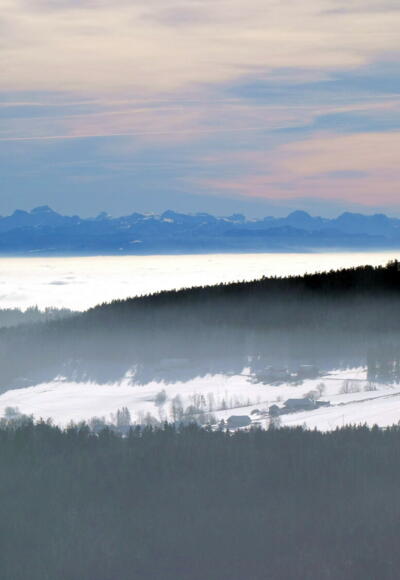 Blick über den Lichtenberg ins Tote Gebirge