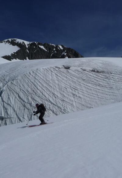Die Spaltengefahr ist immer ein Thema
