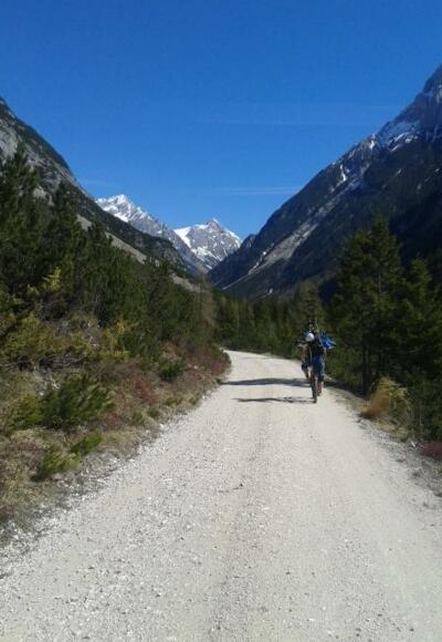 mit dem Mountainbike ins Karwendeltal
