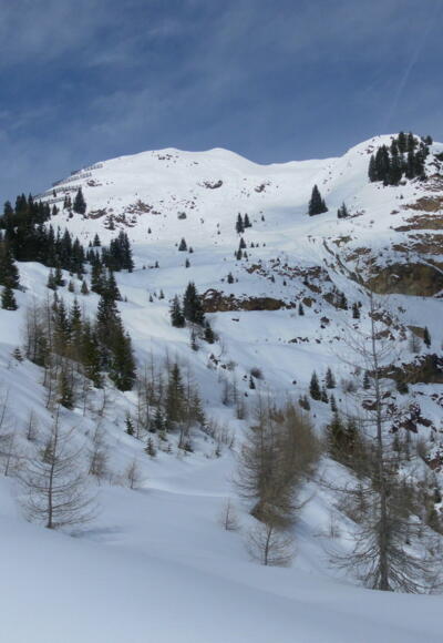 oberer Bergwerksbereich vor dem Bürglkopf