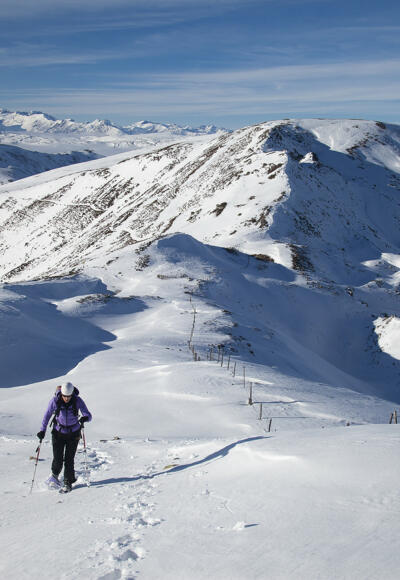 Vom Gr. Königstuhl sieht man den letzten Teil unserer Gratüberschreitung: Friesenhalshöhe (rechts) & Seenock (rechts dahinter)