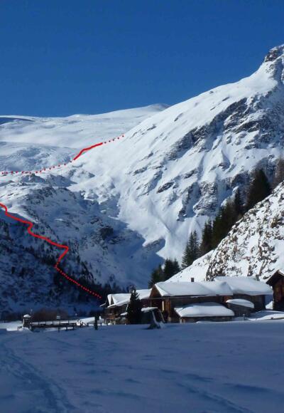 Winteraufstieg zur Neuen Prager Hütte