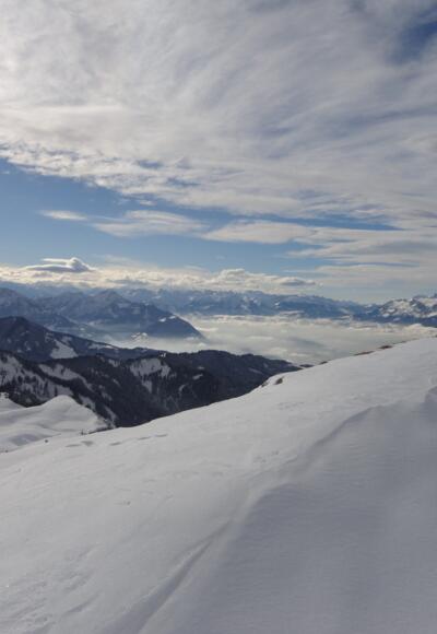 Am Gipfel des Hohen Freschen