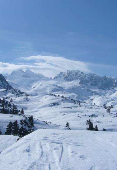 Blick von der Bergstation