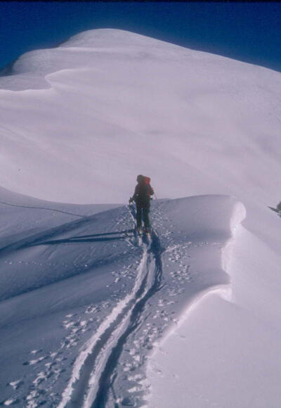 Die letzten Meter zum Gipfel