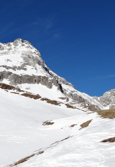 Blick Richtung Gipfel