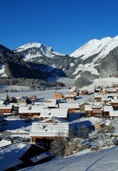 Schoppernau mit Kanisfluh