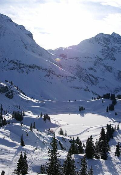 Körbersee im Winter