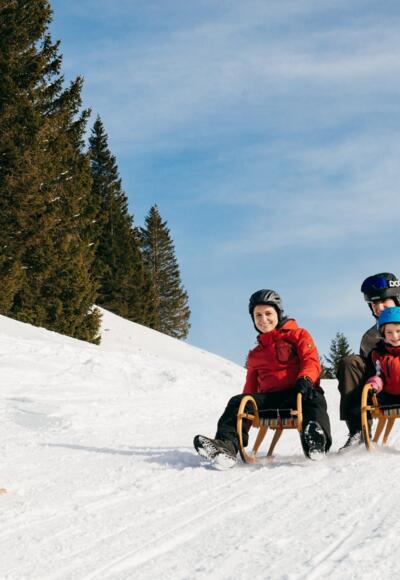 Rodeln im Bregenzerwald