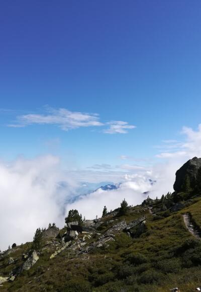 Aufstieg zum Glungezer über den Schartenkogel