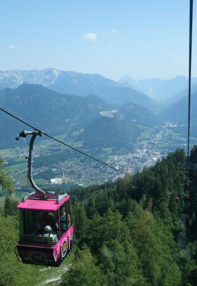 Zurück mit der Katrin Seilbahn