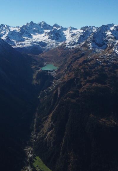 Blick in die Silvretta von der Versallspitze