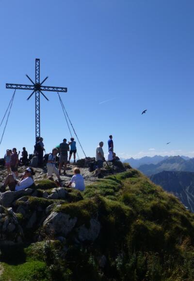 Am Gipfel der Roten Flüh