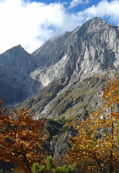 Ausblick auf den Hochkönig im Riedingtal
