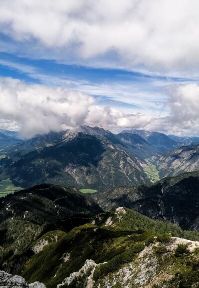 Aussicht nach Saalfelden