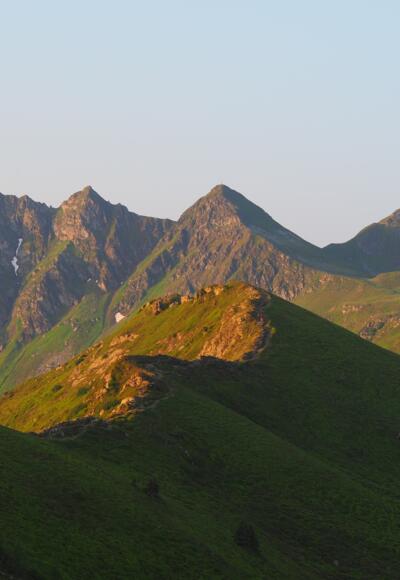 Panorama Sonnenaufgang Sagtaler Spitzen
