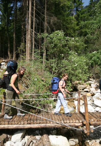 Am Beginn des Südanstieg.