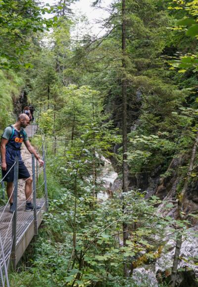 Ausblick Kaiserklamm Brandenberg